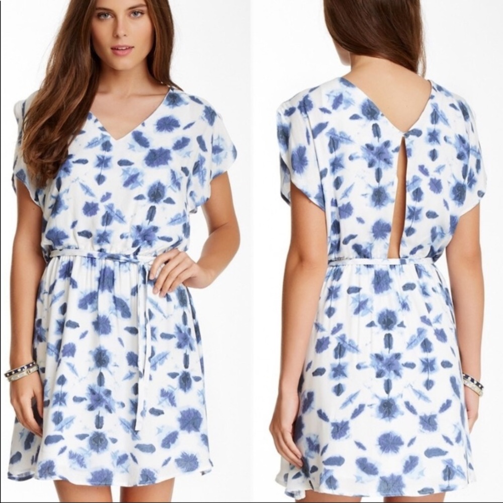 New BB Dakota Print Sundress w/Back Slit Opening